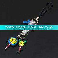 PVC mobile phone charm