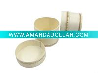 natural round wedding gift box