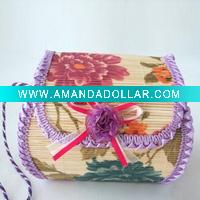Wholesale bamboo crafts/ bamboo handbag/promotional gift bag/crafts bag