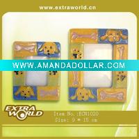 Wholesale ceramic photo square frame,dog