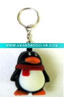 Wholesale QQ penguin key ring or key chain
