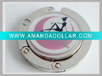 Wholesale metal bag hanger,blank bag hanger, bag purse bag hanger