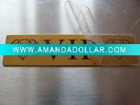 Wholesale Best selling etching metal label jeans