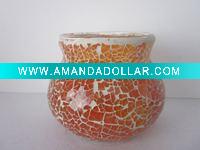glass mosaic vase