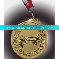 Gold sports medal