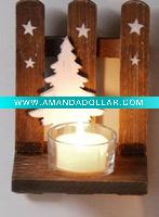 Wholesale new wooden candle holder,wood craft,wooden decoration,christmas lantern