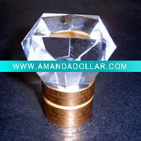 Diamond crystal bottle caps