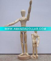 Wholesale Artist female & male wooden manikin