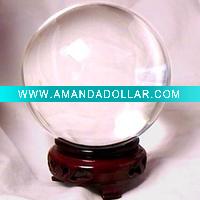 crystal ball with base