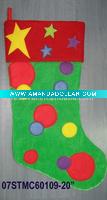 Wholesale embroidered christmas stocking 07STMC60109-20