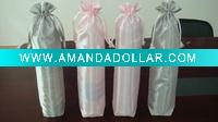 satin wine pouch