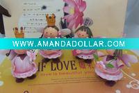 Wholesale metal wedding crafts gifts(angel girl) for Newly-married gifts