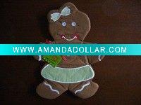 Wholesale 100% cotton embroidery and printing doll pot holder