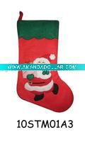 embroidered christmas stocking 10STM01A3