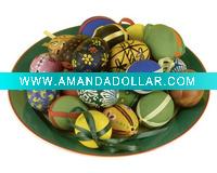 Painted eggshell,hand painted christmas