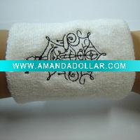 Wholesale towel wristband, terry wristband, embroidered wristband, sweatband