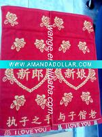 Wholesale 100% cotton towel,wedding towel,terry towel,hand towel