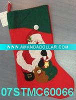 Wholesale embroidered christmas stocking 07STMC60066