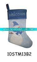 Wholesale embroidered christmas stocking 10STM13B2