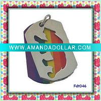 Wholesale rainbow dog tag