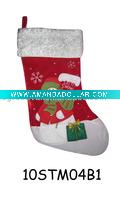 embroidered christmas stocking 10STM04B1
