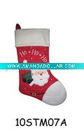 embroidered christmas stocking 10STM07A