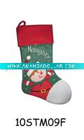 embroidered christmas stocking 10STM09F