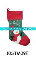 embroidered christmas stocking 10STM09E