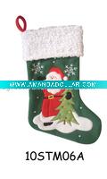 embroidered christmas stocking 10STM06A
