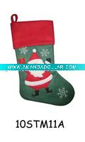 embroidered christmas stocking 10STM11A