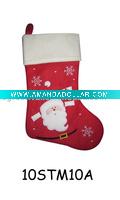 embroidered christmas stocking 10STM10A
