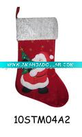 embroidered christmas stocking 10STM04A2