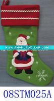 embroidered christmas stocking 08STM025A