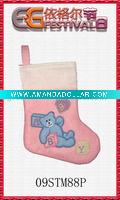 Wholesale embroidered christmas stocking 09STM88P