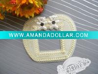 Lace fabric ornament