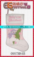 Wholesale embroidered christmas stocking 09STM84B