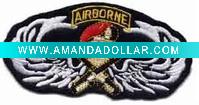 Wholesale Embroidery army patches & badge with airborne
