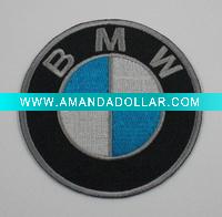 Embroidery car badge