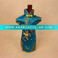 Silk wine cover
