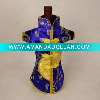 Silk wine cover