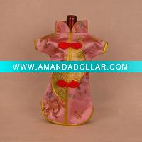 Wholesale Silk wine cover