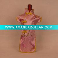 Wholesale Embroidered wine cover