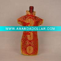 Wholesale Embroidered wine cover