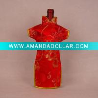 Wholesale Embroidered wine cover