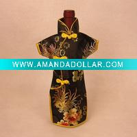 Wholesale Embroidered wine cover