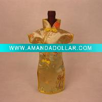Wholesale Embroidered wine cover