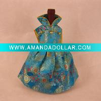 Wholesale Embroidered wine cover