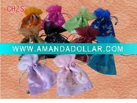 chinese style silk gift bag
