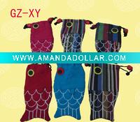 chinese style linen pouch