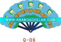 Wholesale beatiful plastic 7-stem fan